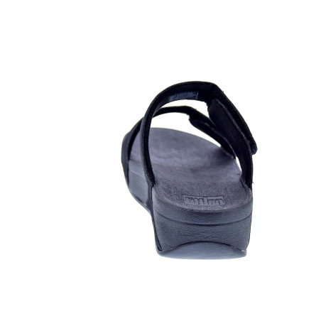 Sandalias FitFlop zapatos Mujer modelo Lulu Adjustable Shimmerlux Negro 