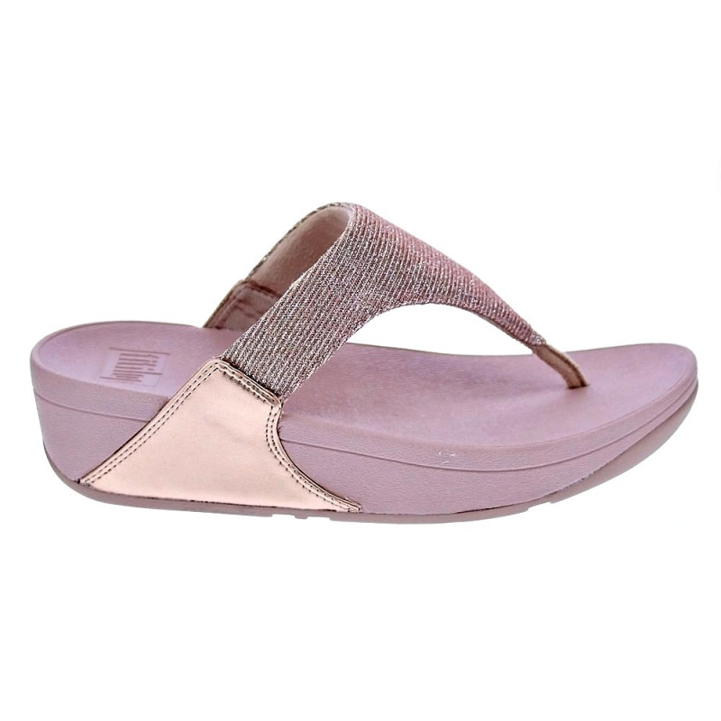 Sandalias FitFlop zapatos Mujer modelo Lulu Shimmerlux Rosa 