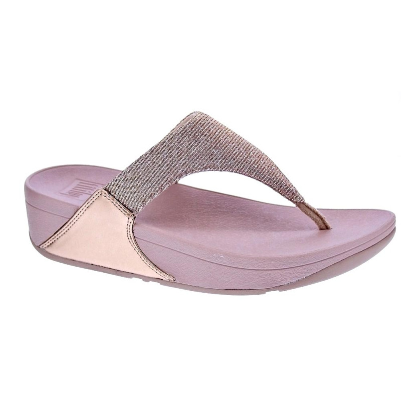 Sandalias FitFlop zapatos Mujer modelo Lulu Shimmerlux Rosa 