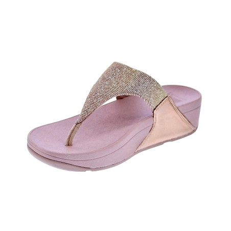 Sandalias FitFlop zapatos Mujer modelo Lulu Shimmerlux Rosa 