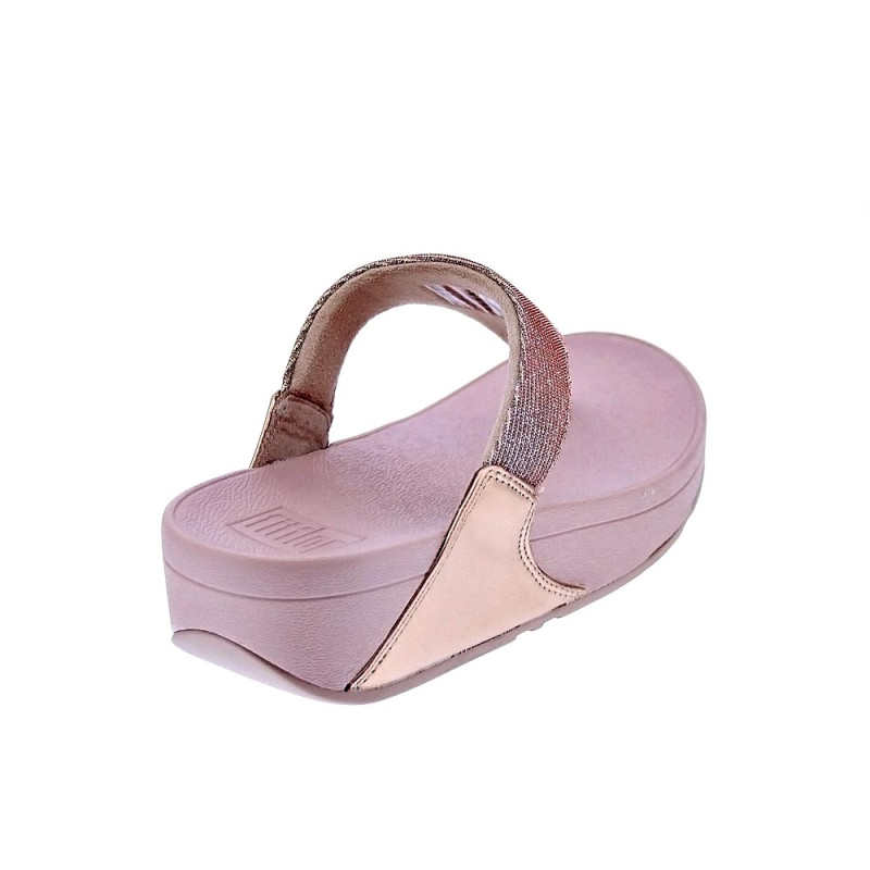 Sandalias FitFlop zapatos Mujer modelo Lulu Shimmerlux Rosa 