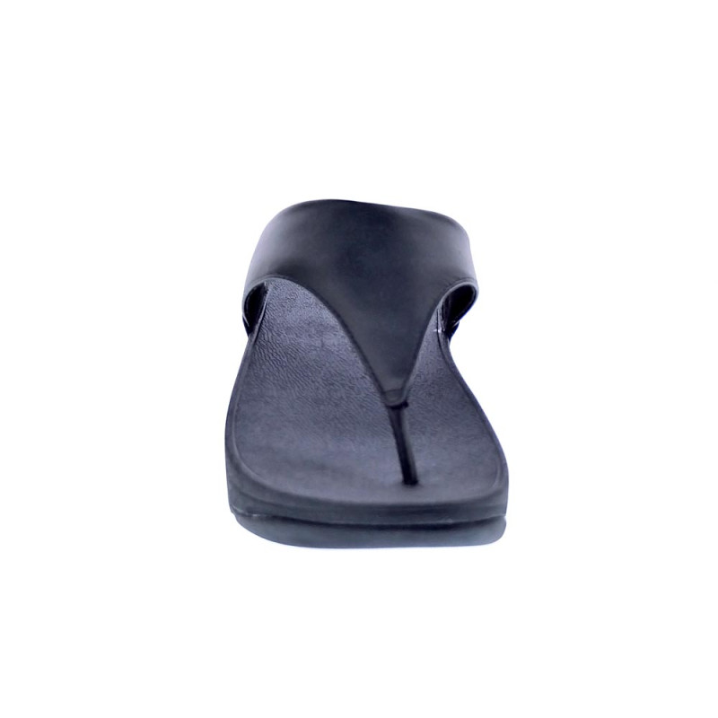 Sandalias FitFlop zapatos Mujer modelo Lulu Leather Toepost Negro 
