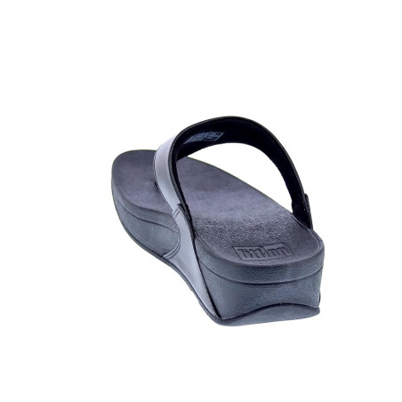 Sandalias FitFlop zapatos Mujer modelo Lulu Leather Toepost Negro 