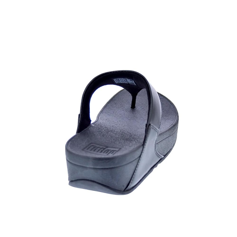 Sandalias FitFlop zapatos Mujer modelo Lulu Leather Toepost Negro 