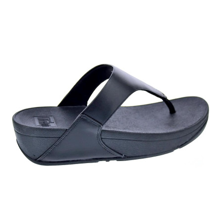 Sandalias FitFlop zapatos Mujer modelo Lulu Leather Toepost Negro 
