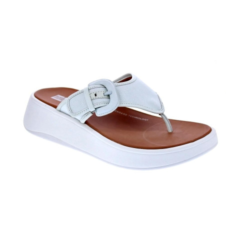 Sandalias FitFlop zapatos Mujer modelo Mode Buck Canvas Azul 