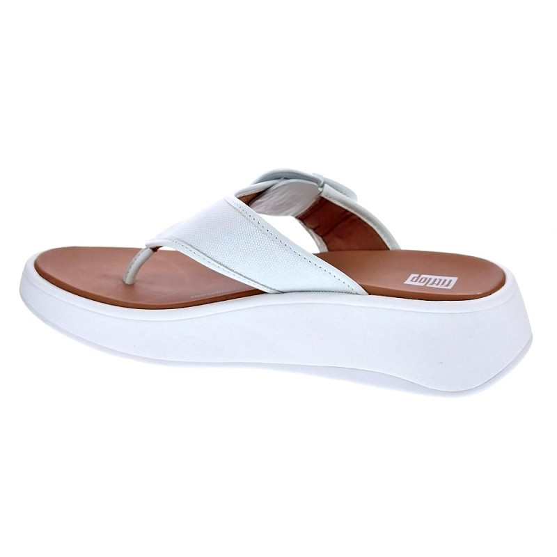 Sandalias FitFlop zapatos Mujer modelo Mode Buck Canvas Azul 
