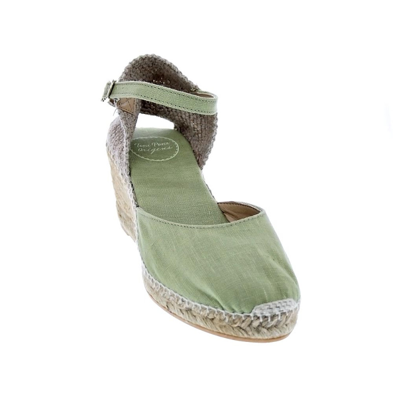 Alpargatas Toni Pons zapatos Mujer modelo Caldes Verde 