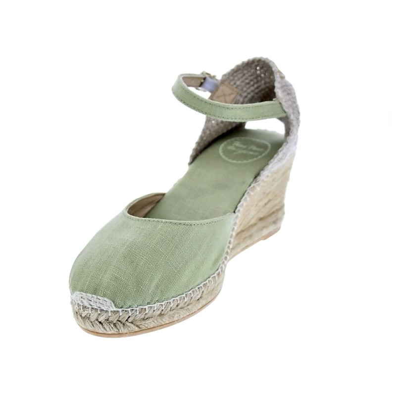 Alpargatas Toni Pons zapatos Mujer modelo Caldes Verde 