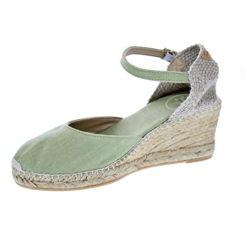 Alpargatas Toni Pons zapatos Mujer modelo Caldes Verde 