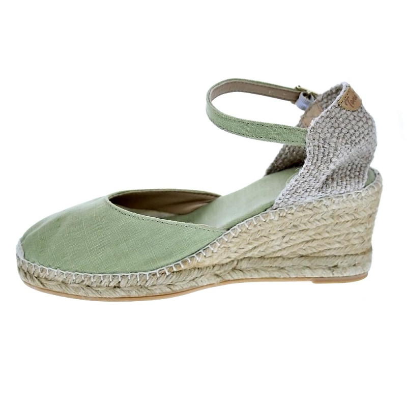 Alpargatas Toni Pons zapatos Mujer modelo Caldes Verde 