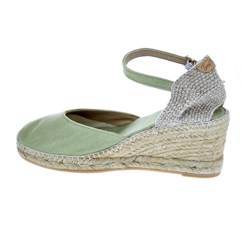 Alpargatas Toni Pons zapatos Mujer modelo Caldes Verde 