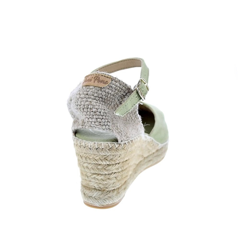 Alpargatas Toni Pons zapatos Mujer modelo Caldes Verde 