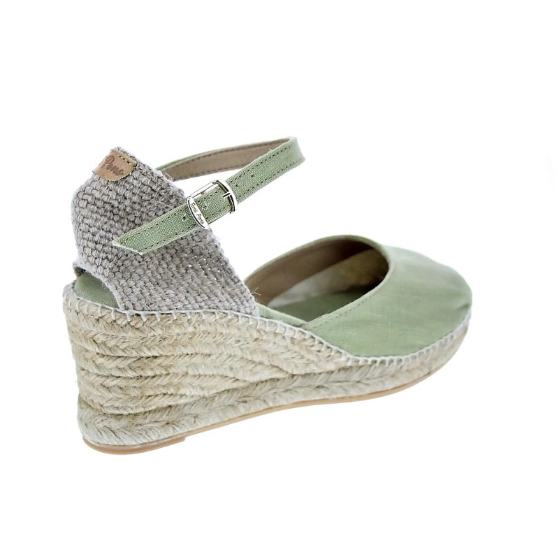 Alpargatas Toni Pons zapatos Mujer modelo Caldes Verde 
