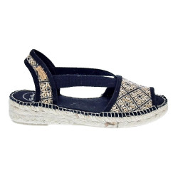 Alpargatas Toni Pons zapatos Mujer modelo Estel Negro 