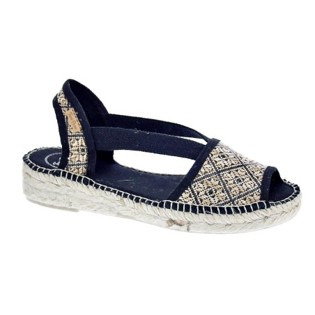 Alpargatas Toni Pons zapatos Mujer modelo Estel Negro 