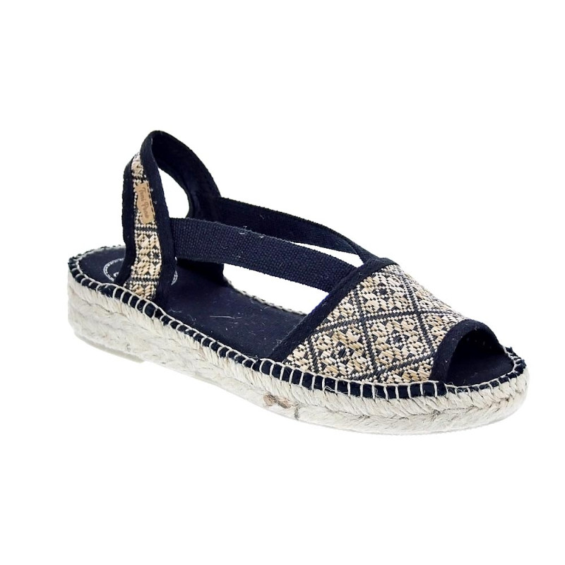 Alpargatas Toni Pons zapatos Mujer modelo Estel Negro 