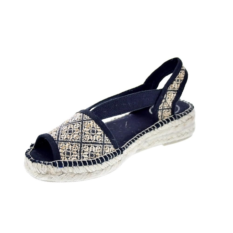Alpargatas Toni Pons zapatos Mujer modelo Estel Negro 