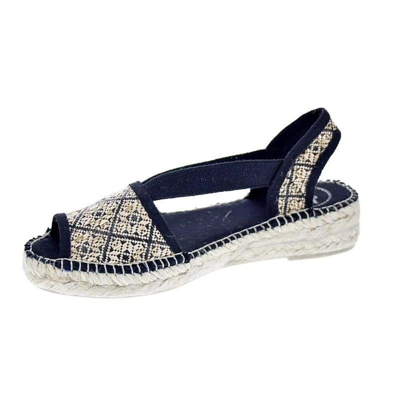 Alpargatas Toni Pons zapatos Mujer modelo Estel Negro 