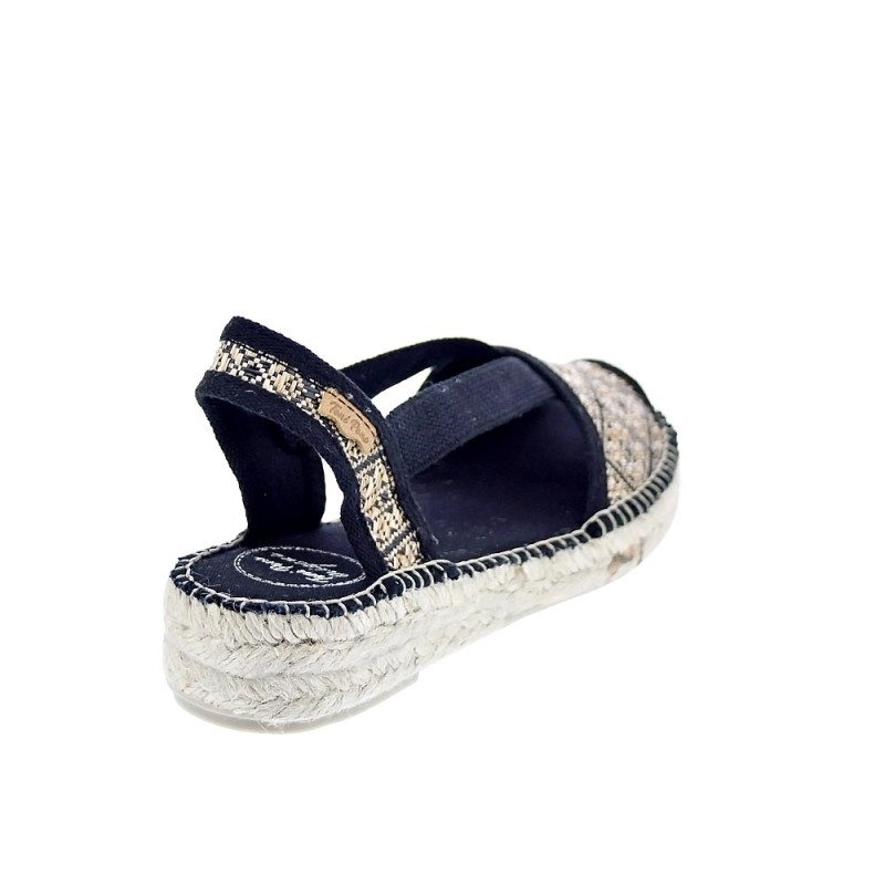 Alpargatas Toni Pons zapatos Mujer modelo Estel Negro 
