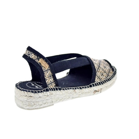 Alpargatas Toni Pons zapatos Mujer modelo Estel Negro 