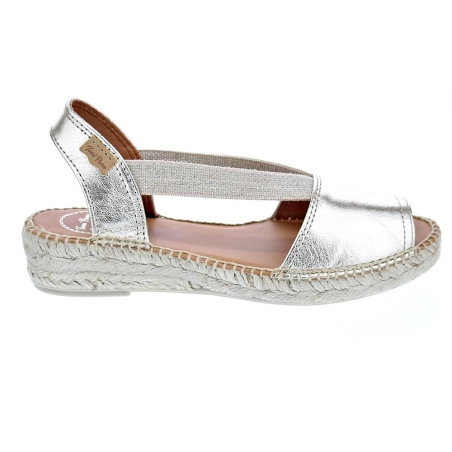 Alpargatas Toni Pons zapatos Mujer modelo Etna Plata 