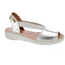 Alpargatas Toni Pons zapatos Mujer modelo Etna Plata  2