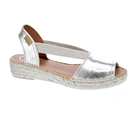 Alpargatas Toni Pons zapatos Mujer modelo Etna Plata 