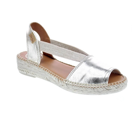 Alpargatas Toni Pons zapatos Mujer modelo Etna Plata 