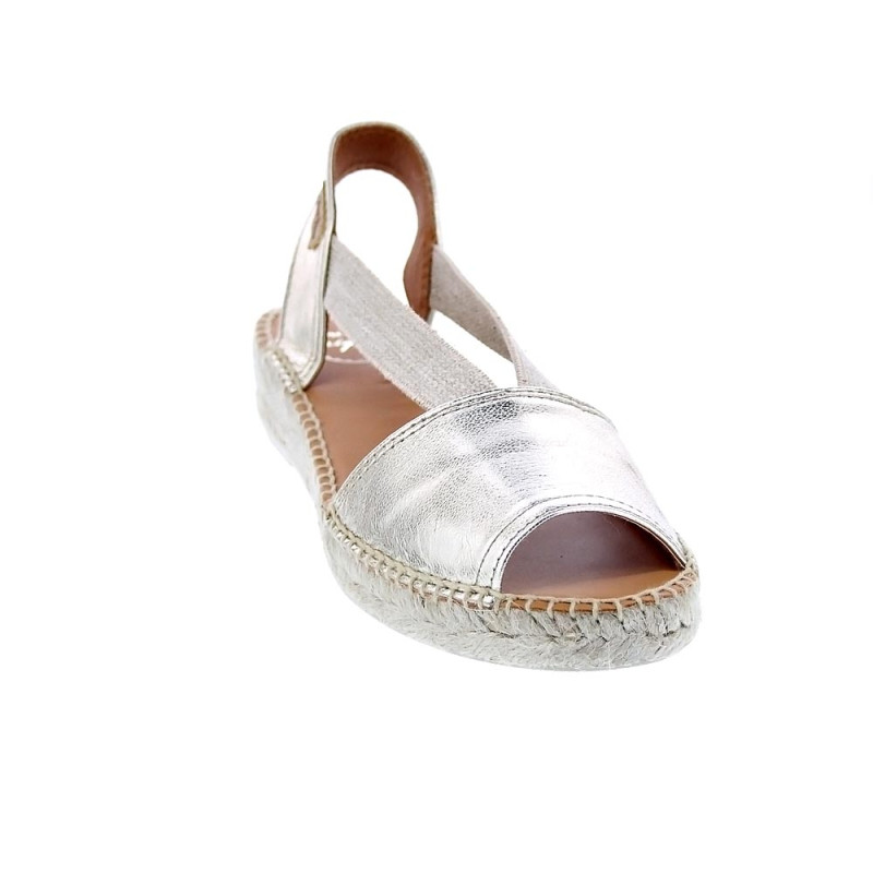 Alpargatas Toni Pons zapatos Mujer modelo Etna Plata 