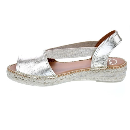 Alpargatas Toni Pons zapatos Mujer modelo Etna Plata 