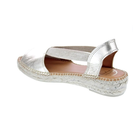 Alpargatas Toni Pons zapatos Mujer modelo Etna Plata 