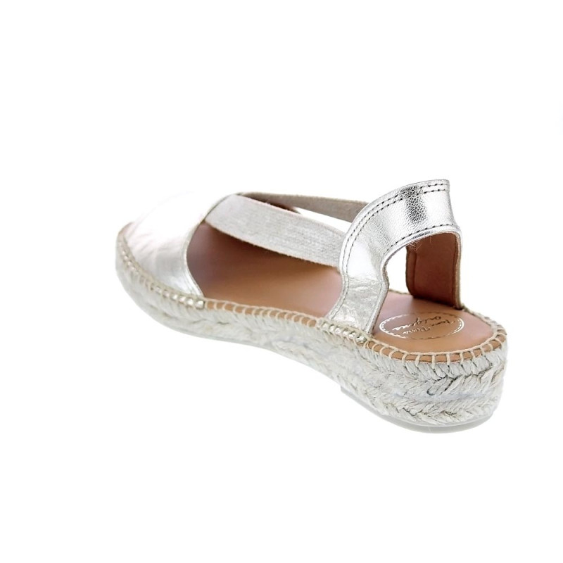 Alpargatas Toni Pons zapatos Mujer modelo Etna Plata 