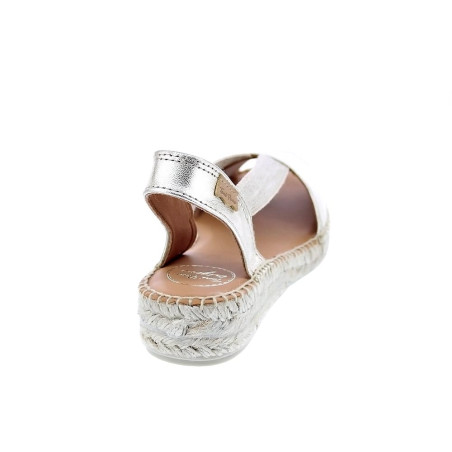 Alpargatas Toni Pons zapatos Mujer modelo Etna Plata 