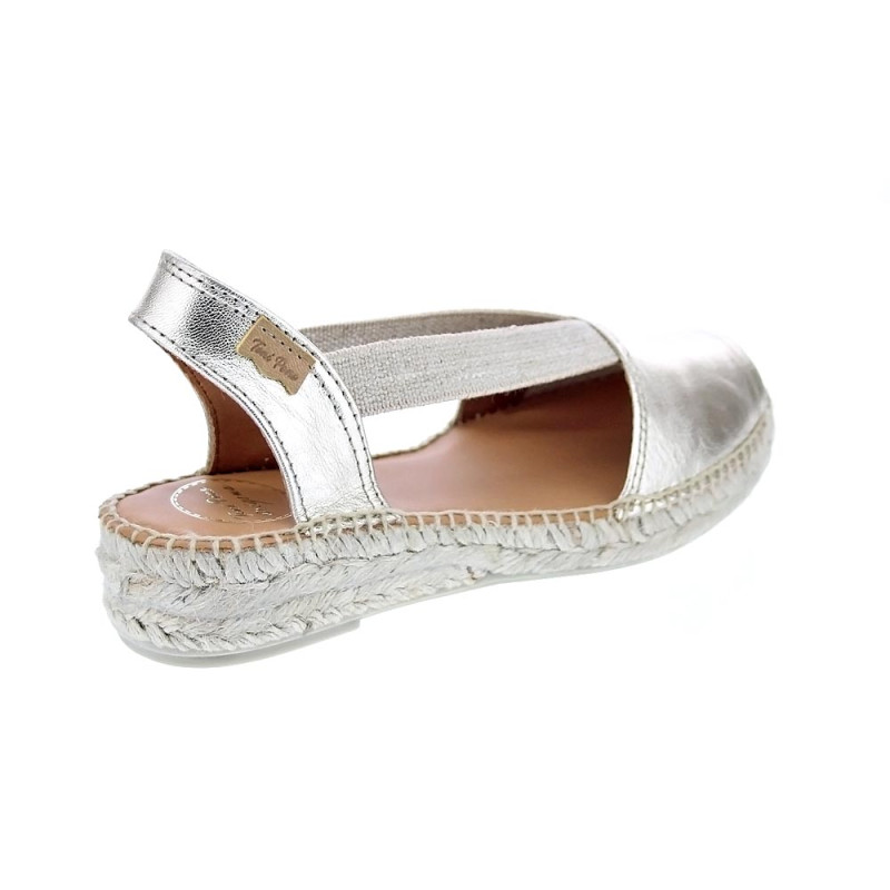 Alpargatas Toni Pons zapatos Mujer modelo Etna Plata 