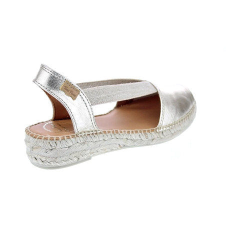 Alpargatas Toni Pons zapatos Mujer modelo Etna Plata 