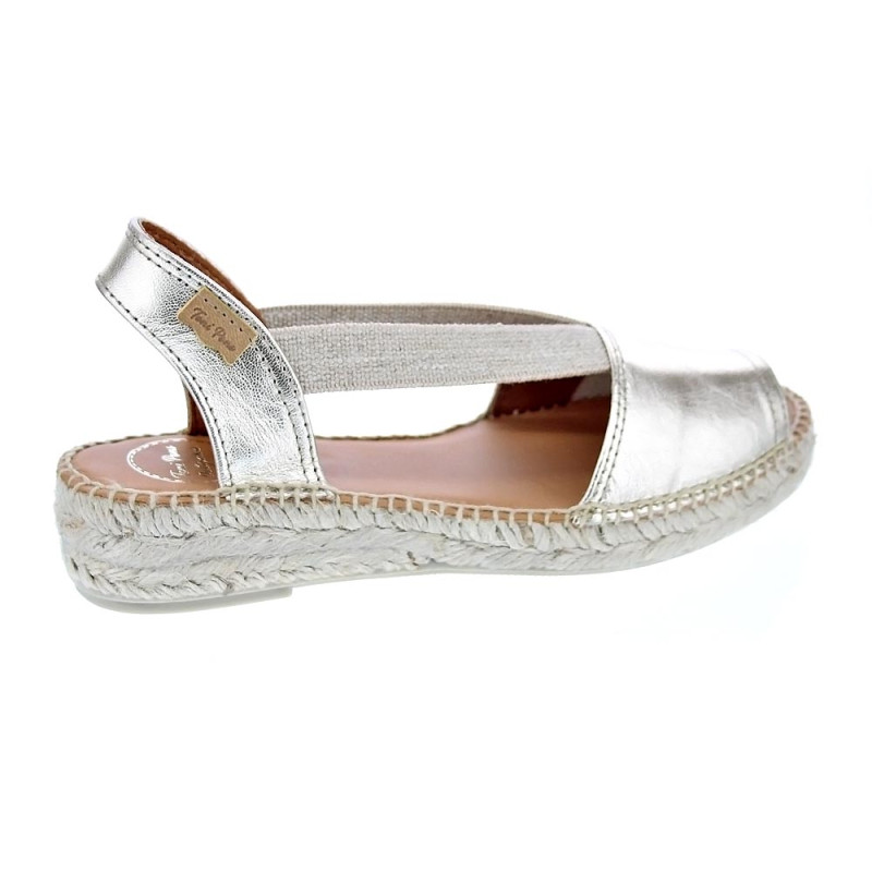 Alpargatas Toni Pons zapatos Mujer modelo Etna Plata 