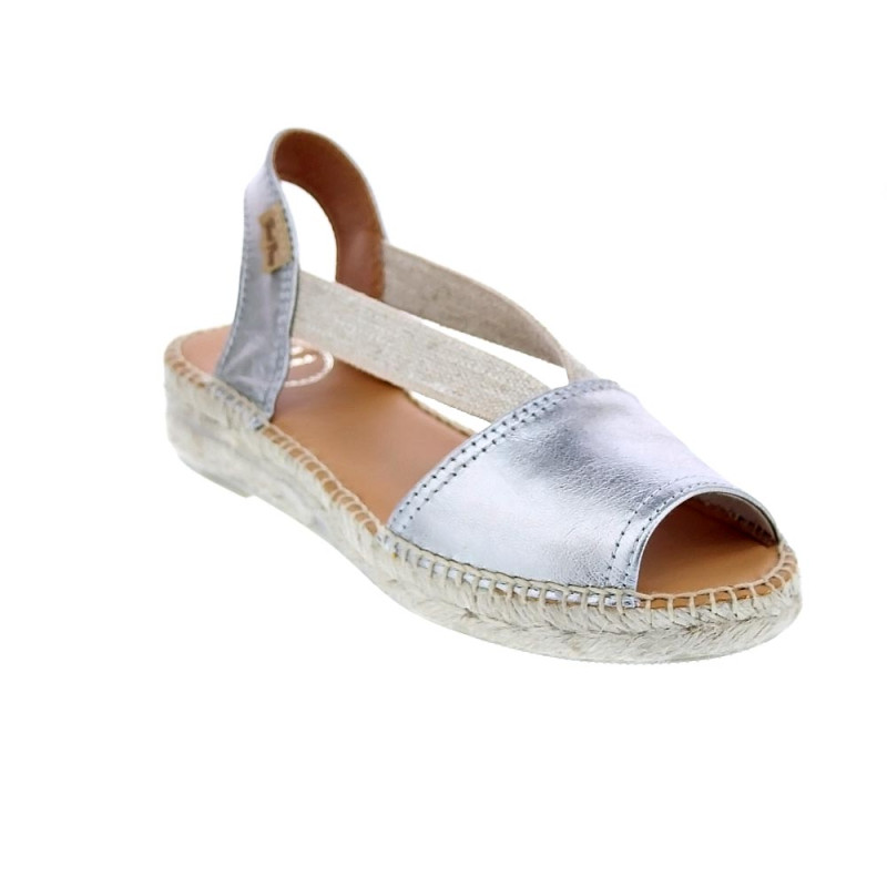 Alpargatas Toni Pons zapatos Mujer modelo Etna Gris Elástico