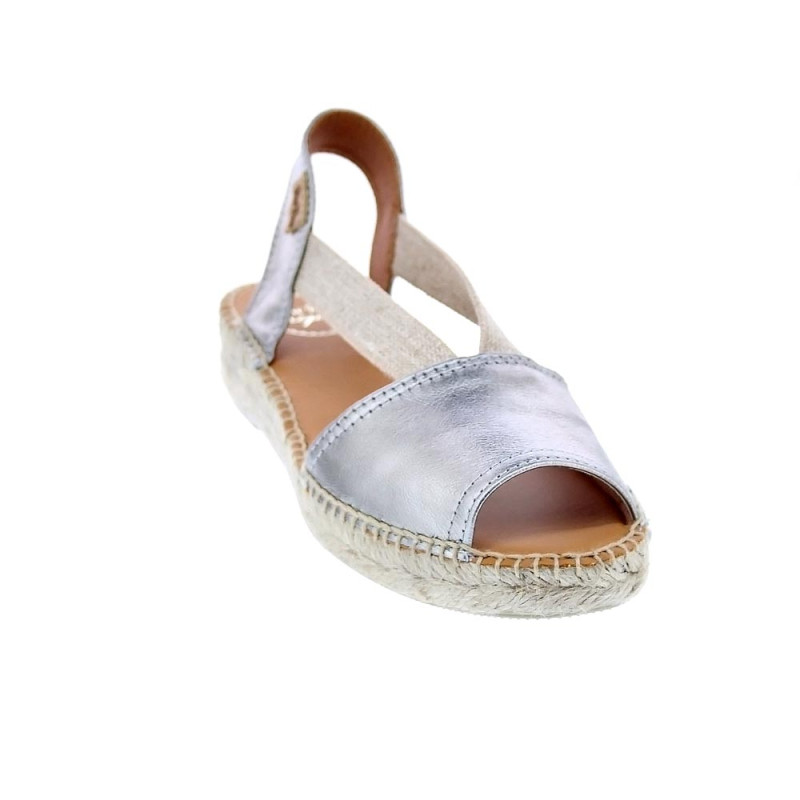 Alpargatas Toni Pons zapatos Mujer modelo Etna Gris Elástico