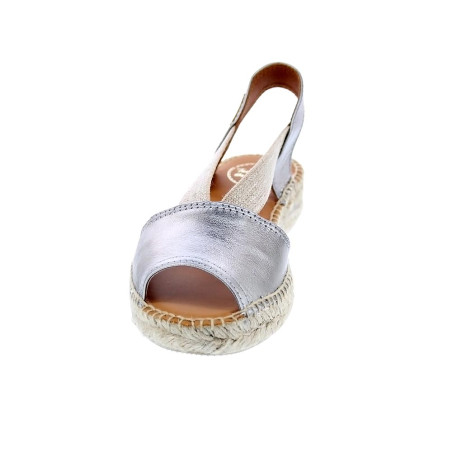 Alpargatas Toni Pons zapatos Mujer modelo Etna Gris Elástico