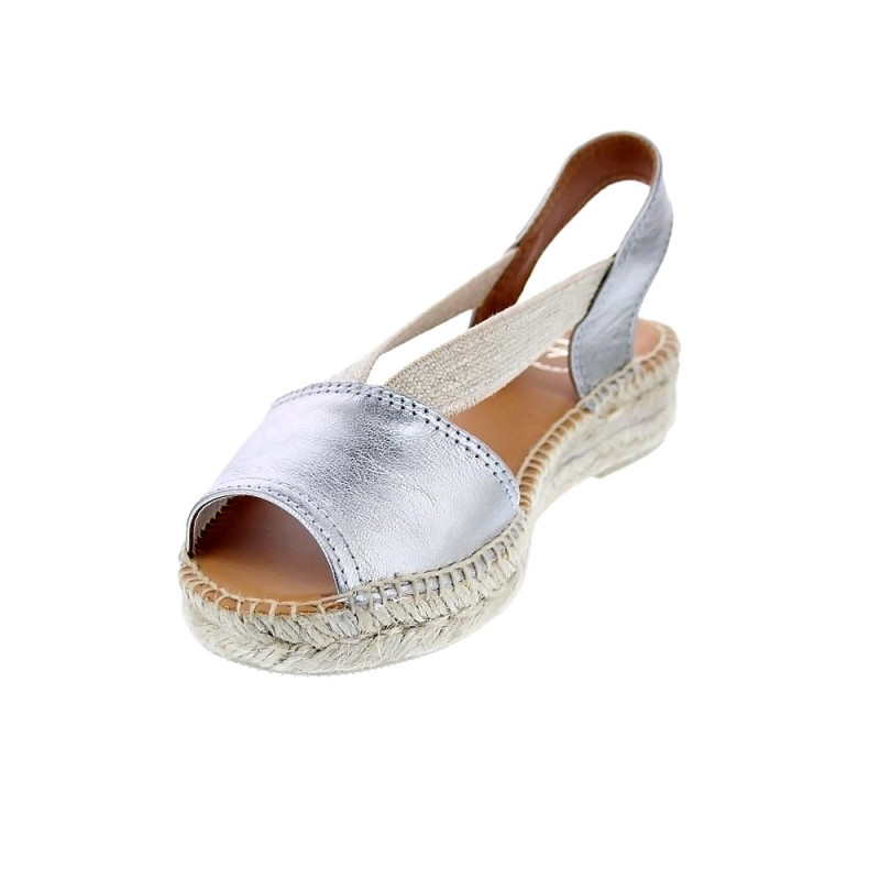 Alpargatas Toni Pons zapatos Mujer modelo Etna Gris Elástico