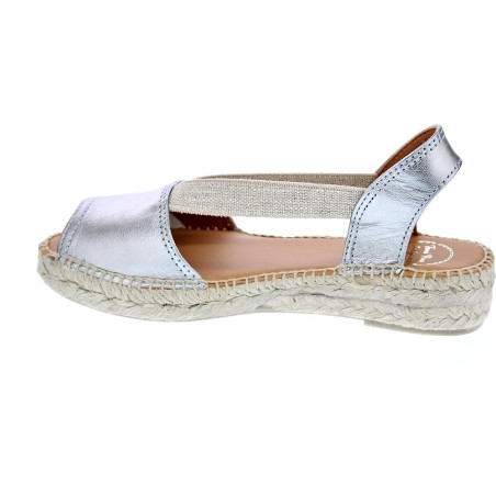 Alpargatas Toni Pons zapatos Mujer modelo Etna Gris Elástico