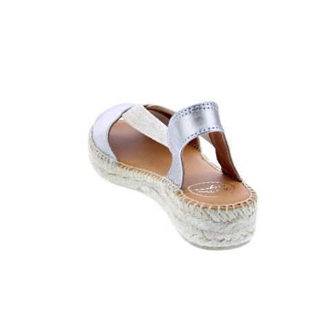 Alpargatas Toni Pons zapatos Mujer modelo Etna Gris Elástico