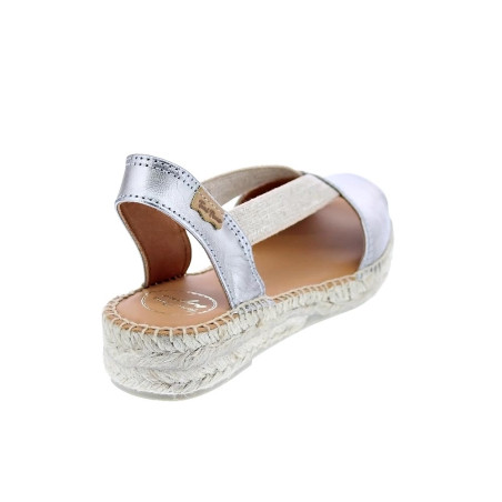 Alpargatas Toni Pons zapatos Mujer modelo Etna Gris Elástico