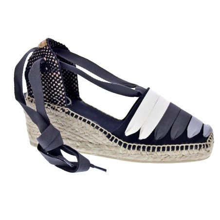 Alpargatas Toni Pons zapatos Mujer modelo Viola Negro 