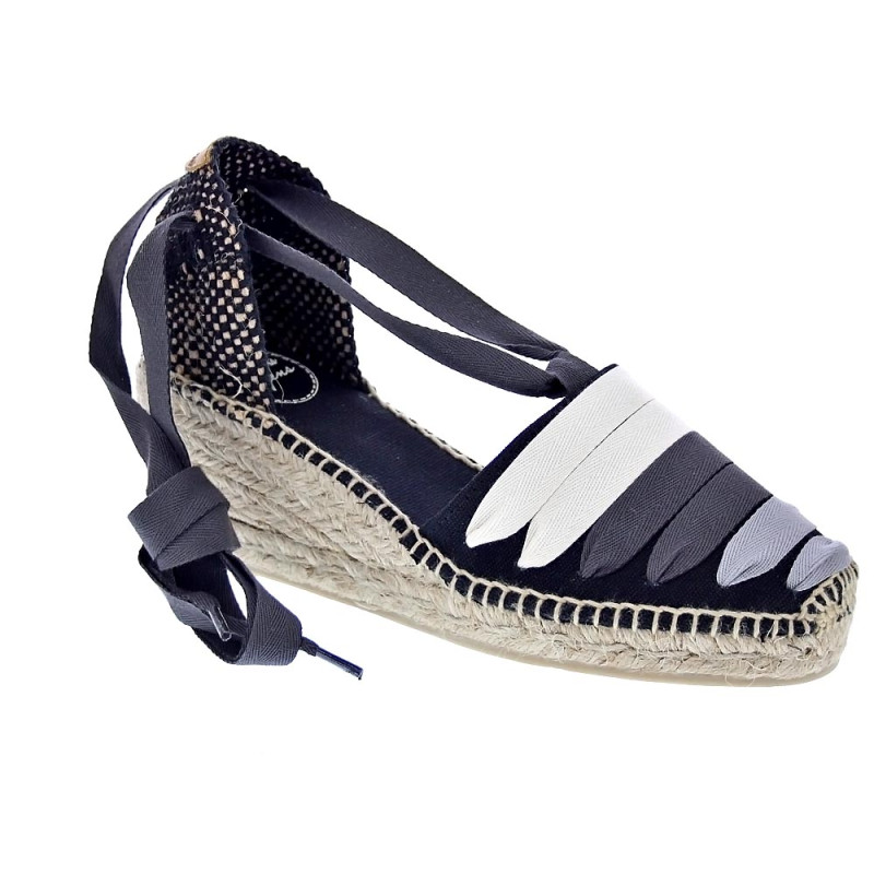 Alpargatas Toni Pons zapatos Mujer modelo Viola Negro 