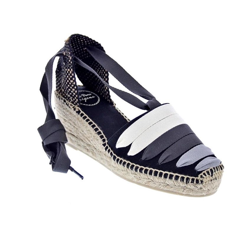 Alpargatas Toni Pons zapatos Mujer modelo Viola Negro 