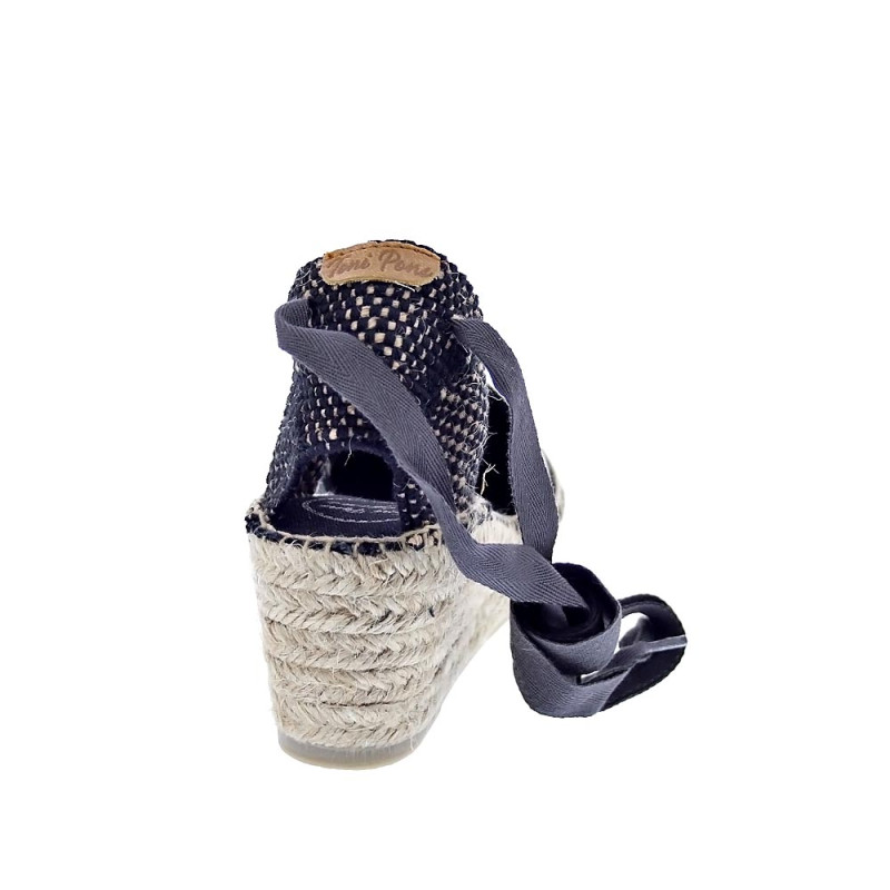 Alpargatas Toni Pons zapatos Mujer modelo Viola Negro 