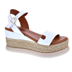 Sandalias Popa zapatos Mujer modelo Rocha Blanco  2