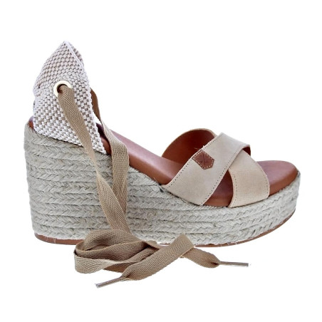 Sandalias Popa zapatos Mujer modelo Mikeno Beige 